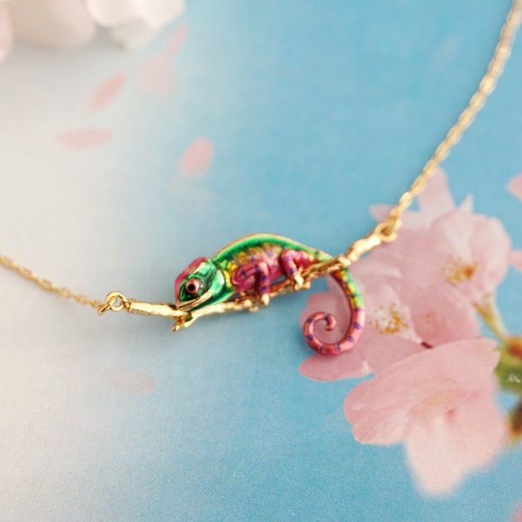 BNW Bill skinner chameleon necklace - Picture 3 of 13